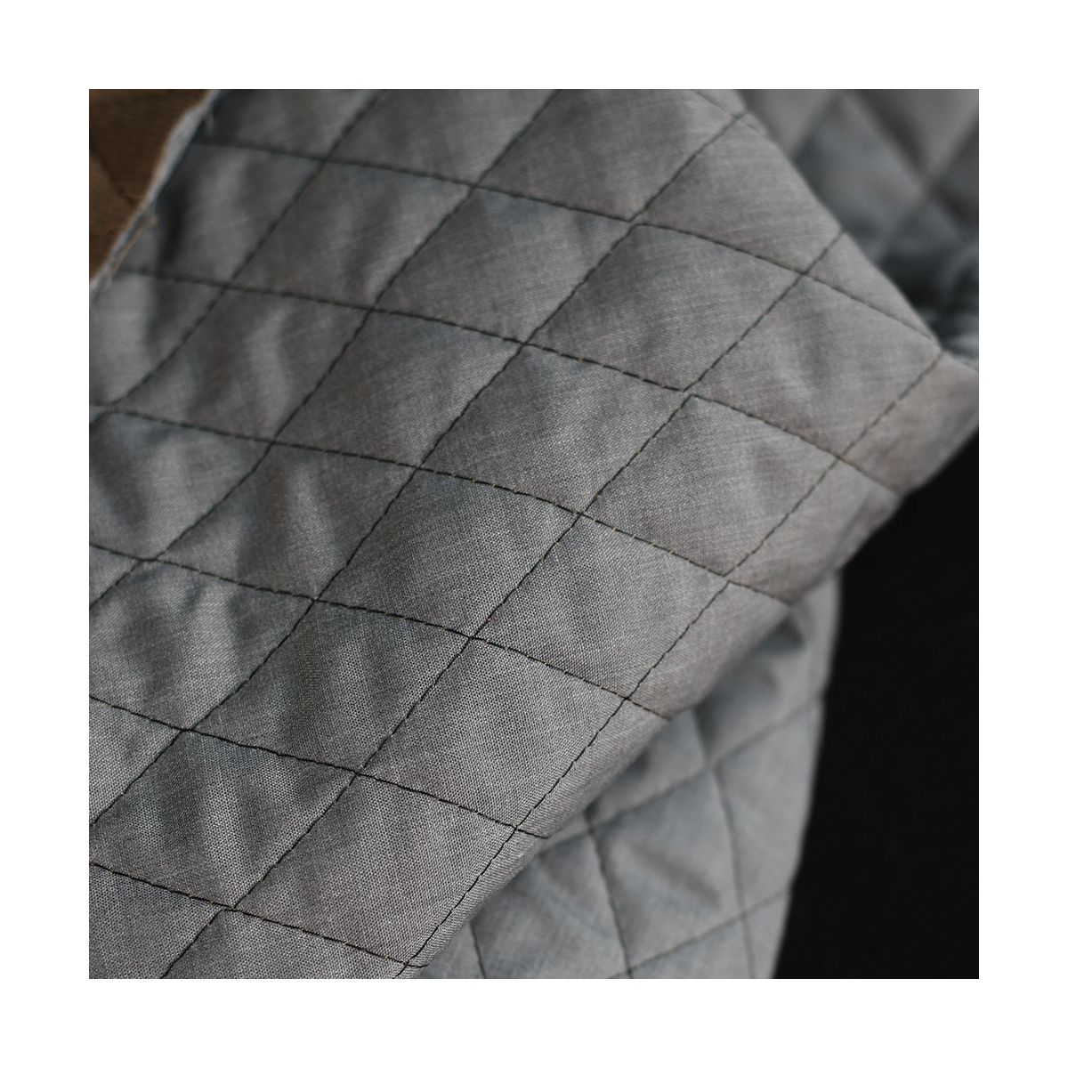 Tissu matelassé velours milleraies coton organique camel