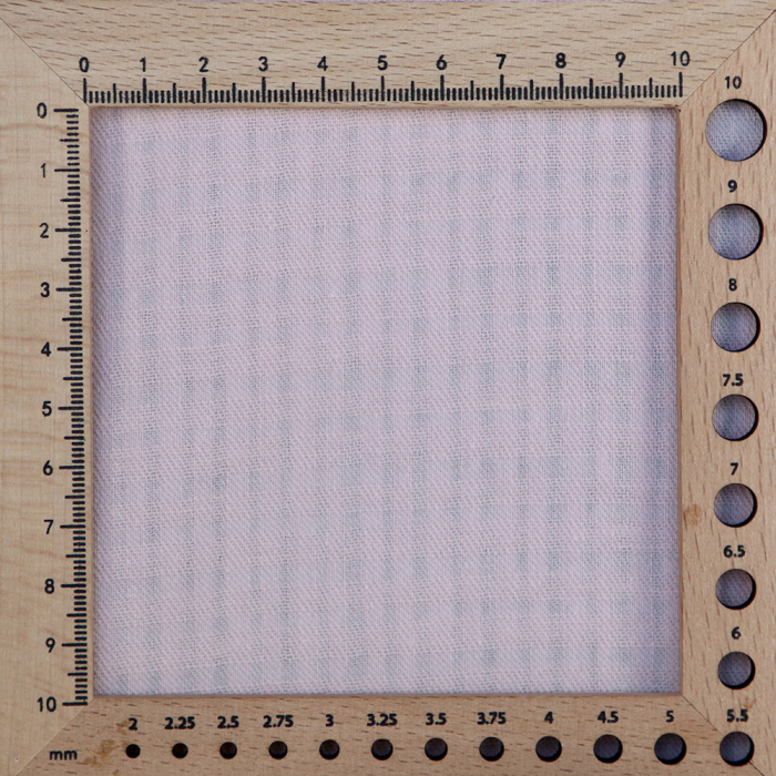 Seersucker / Coton gaufré doux uni rose poudré