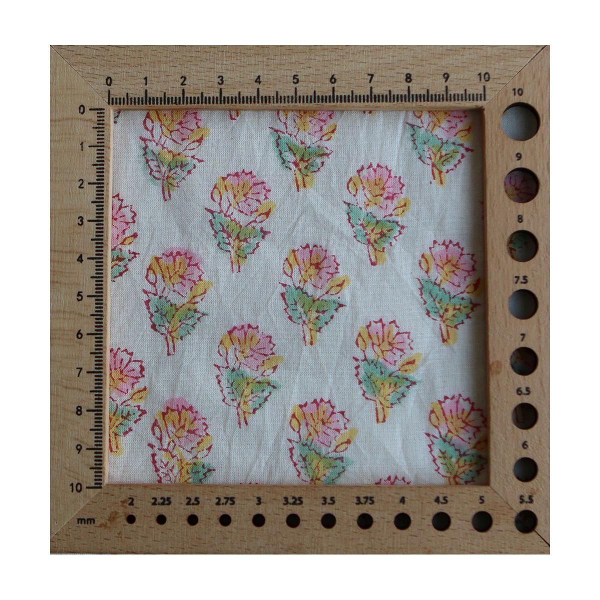 Nalini B - Tissu indien en coton imprimé main Hand Block Artisanal Nalini B - Tissu indien en coton imprimé main Hand Block Artisanal