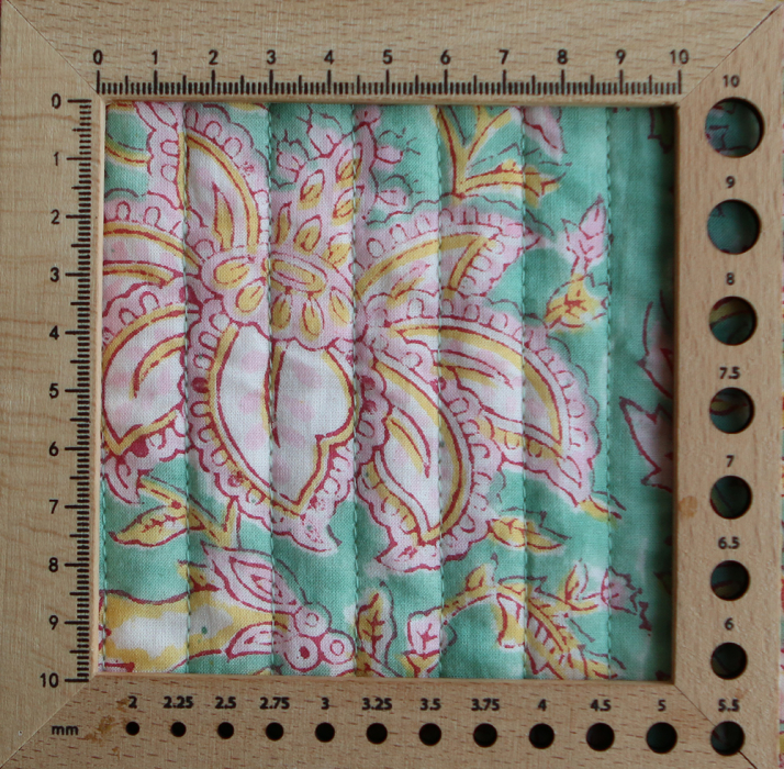 Nalini - Tissu indien matelassé double face coton hand block largeur 100cm