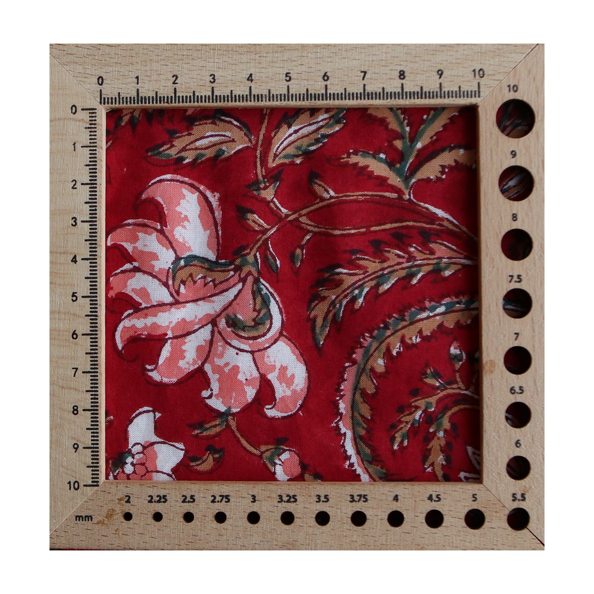 Chandra - Tissu indien en coton imprimé main Hand Block Artisanal Chandra - Tissu indien en coton imprimé main Hand Block Artisanal