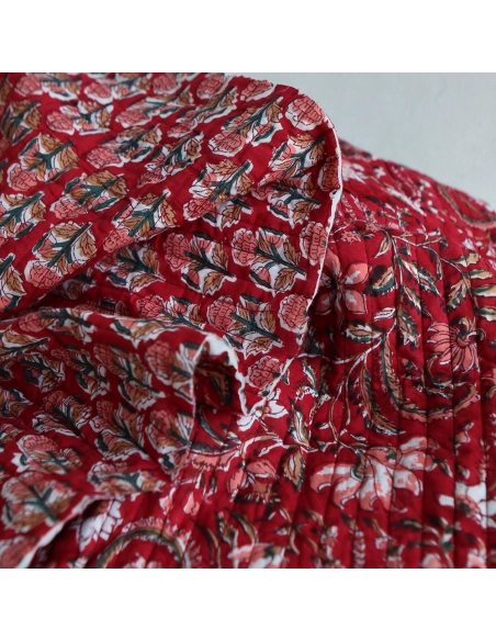 copy of Neha - Tissu indien matelassé double face coton hand block largeur 100cm