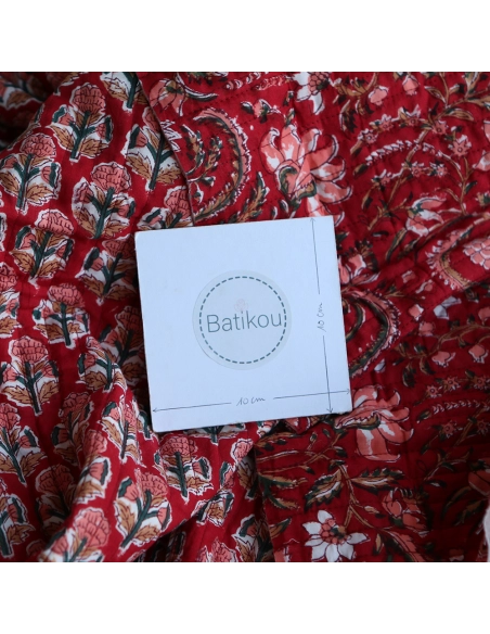 copy of Neha - Tissu indien matelassé double face coton hand block largeur 100cm