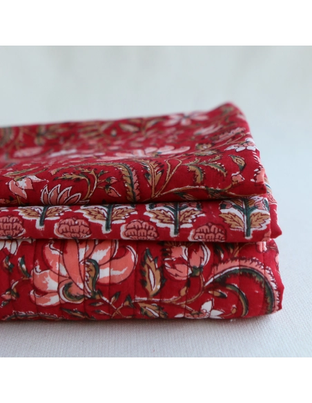 copy of Neha - Tissu indien matelassé double face coton hand block largeur 100cm