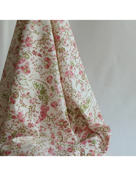 Karishma - Tissu indien en coton imprimé main Hand Block Artisanal