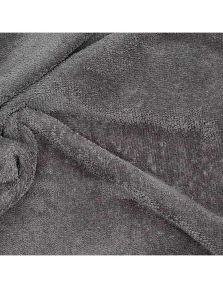 Eponge bambou / coton doudou coloris gris