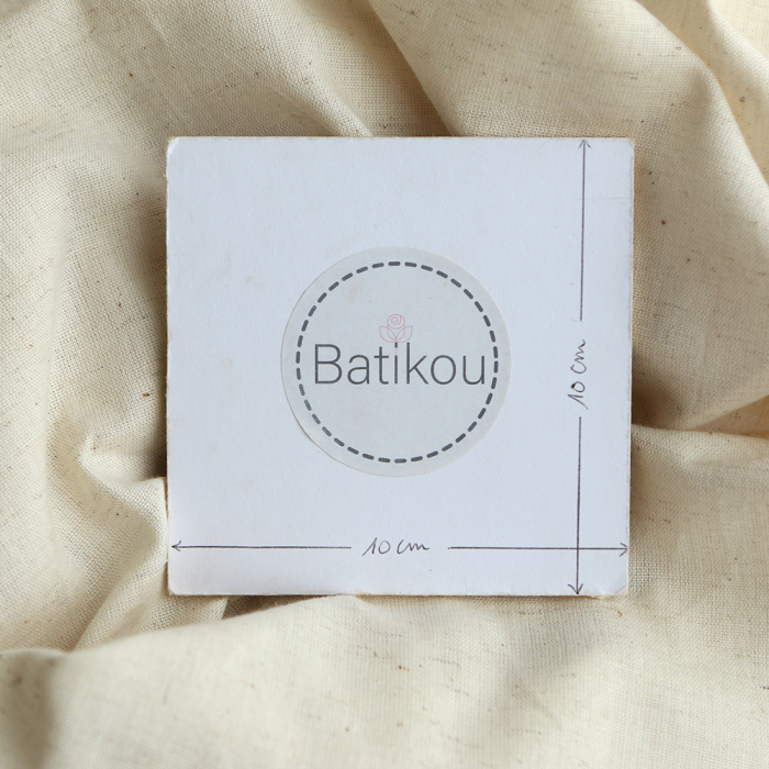 Riya uni - Tissu indien coton effet lin naturel chiné