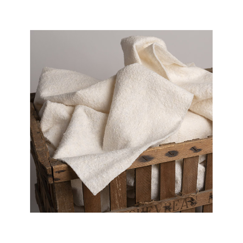 Molleton / ouate pur coton fin Fabriqué en France largeur 125cm PSR Quilt France - 1