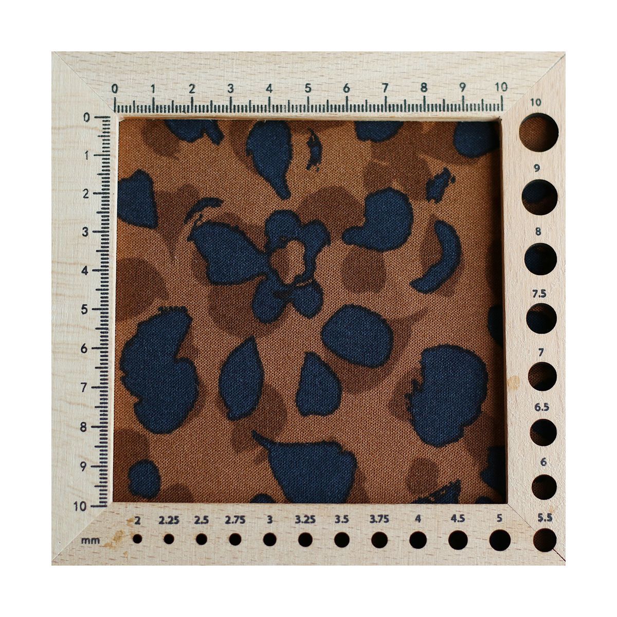 Kodkod - Viscose imprimé graou léopard camel