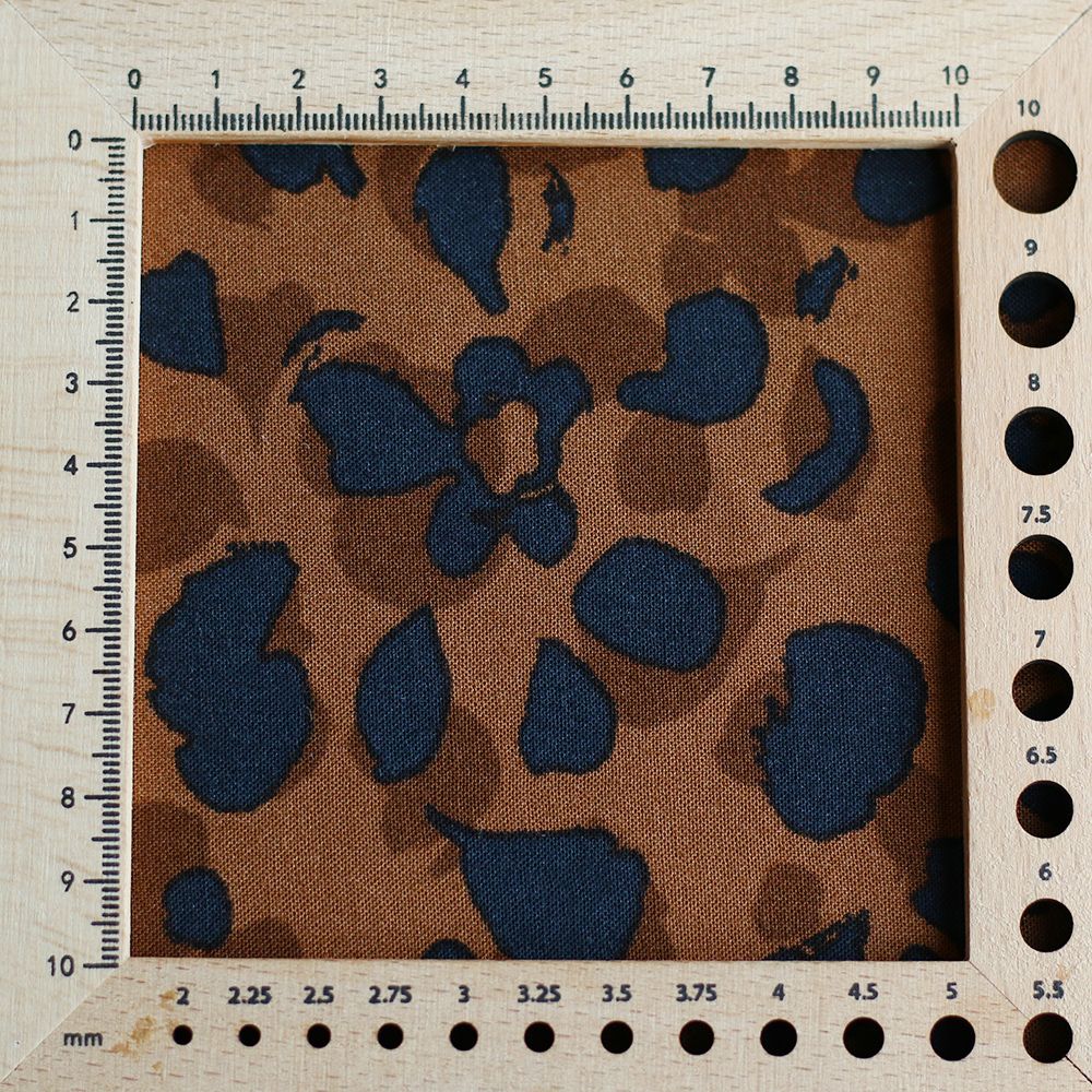 Kodkod - Viscose imprimé graou léopard camel