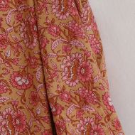 Tissu indien coton hand block traditionnel