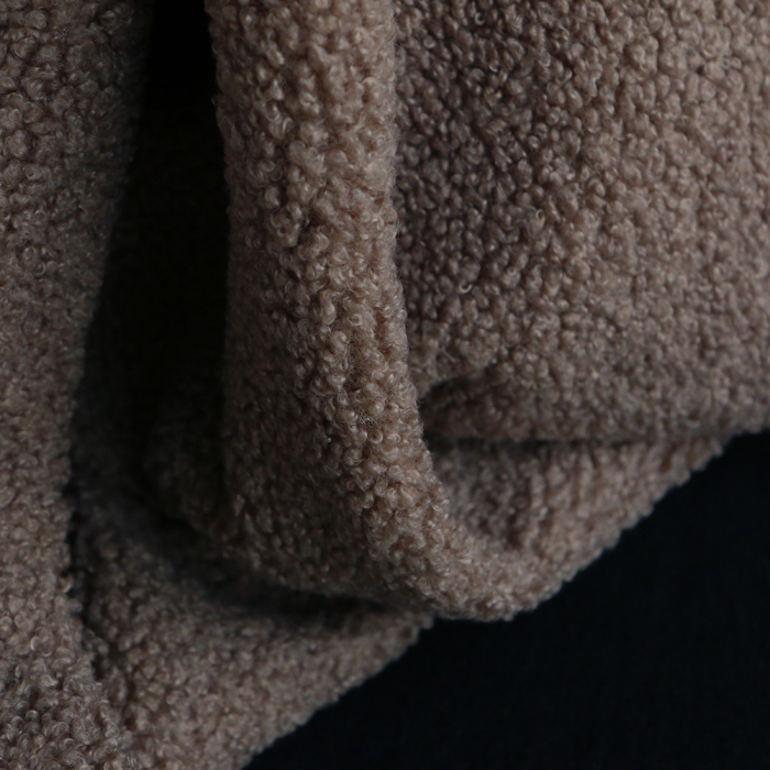 Dolly - Teddy / moumoute sherpa bouclettes taupe clair