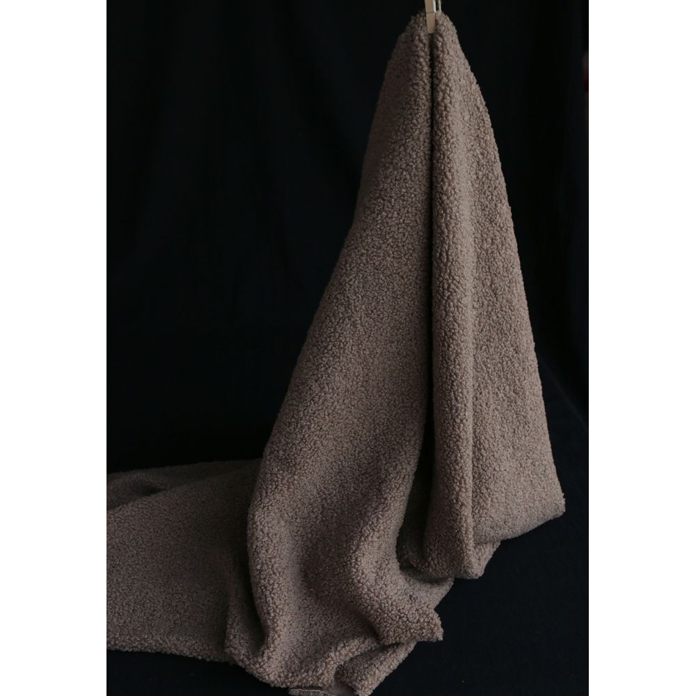 Dolly - Teddy / moumoute sherpa bouclettes taupe clair