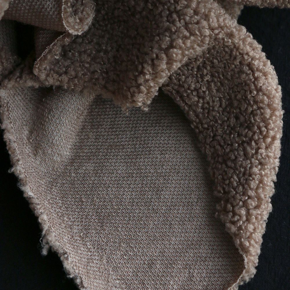 Dolly - Teddy / moumoute sherpa bouclettes taupe clair