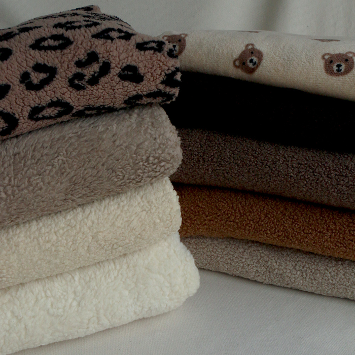 Dolly - Teddy / moumoute sherpa bouclettes taupe clair