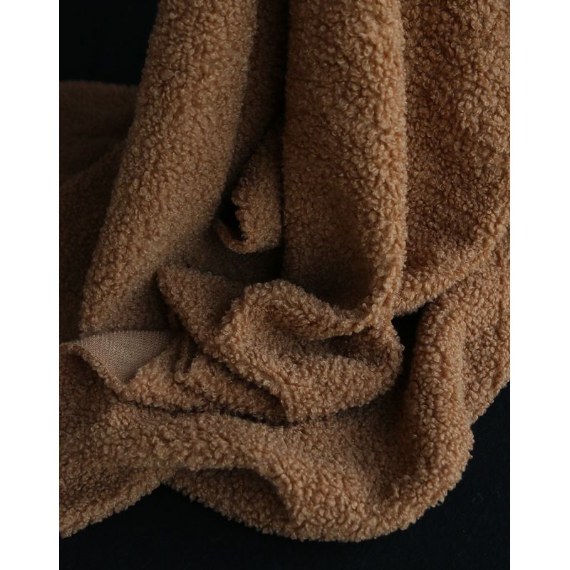 Dolly - Teddy / moumoute sherpa bouclettes camel