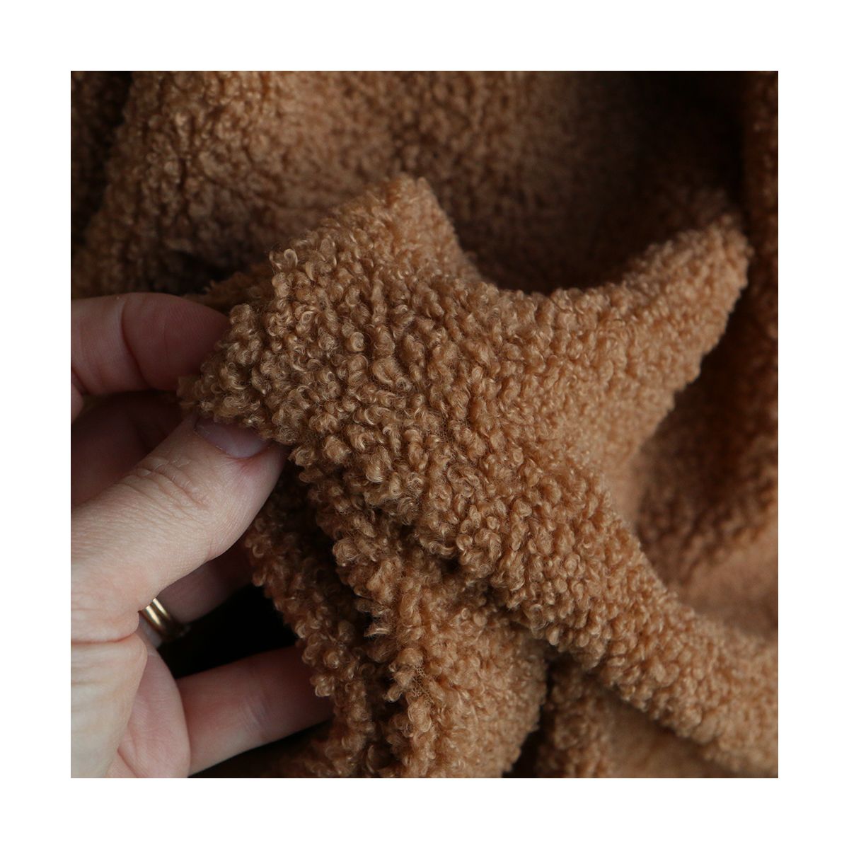Dolly - Teddy / moumoute sherpa bouclettes camel Dolly - Teddy / moumoute sherpa bouclettes camel