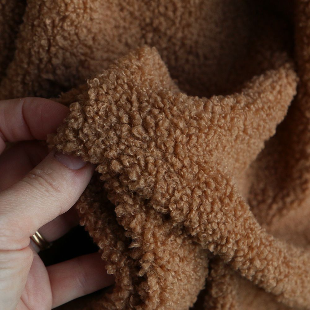 Dolly - Teddy / moumoute sherpa bouclettes camel