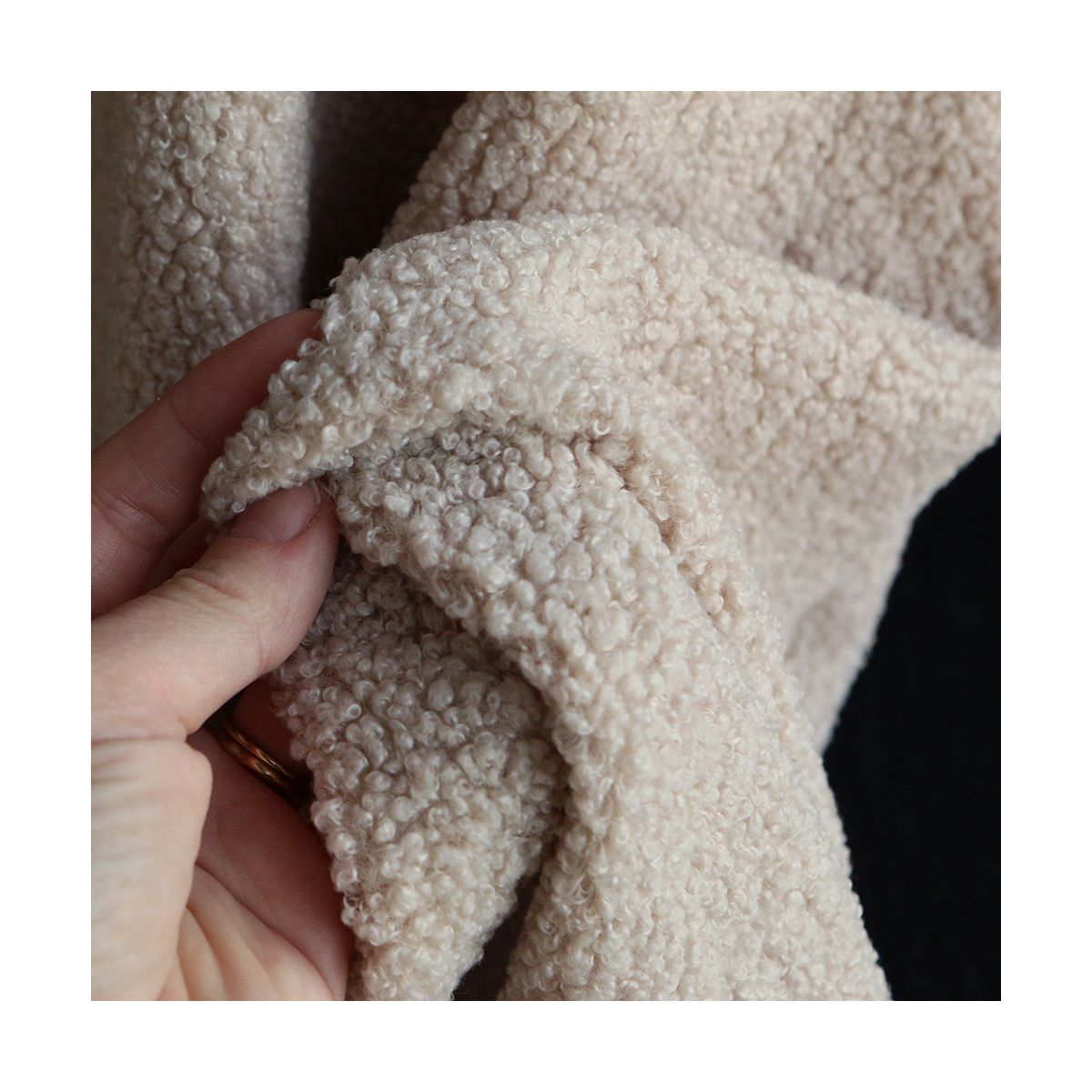Dolly - Teddy / moumoute sherpa bouclettes crème Dolly - Teddy / moumoute sherpa bouclettes crème