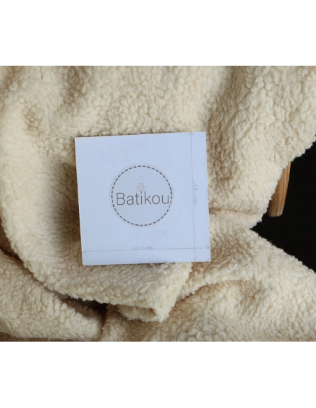 Colby - Fausse fourrure / Moumoute / Sherpa de coton crème clair