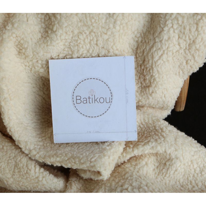 Colby - Fausse fourrure / Moumoute / Sherpa de coton crème clair