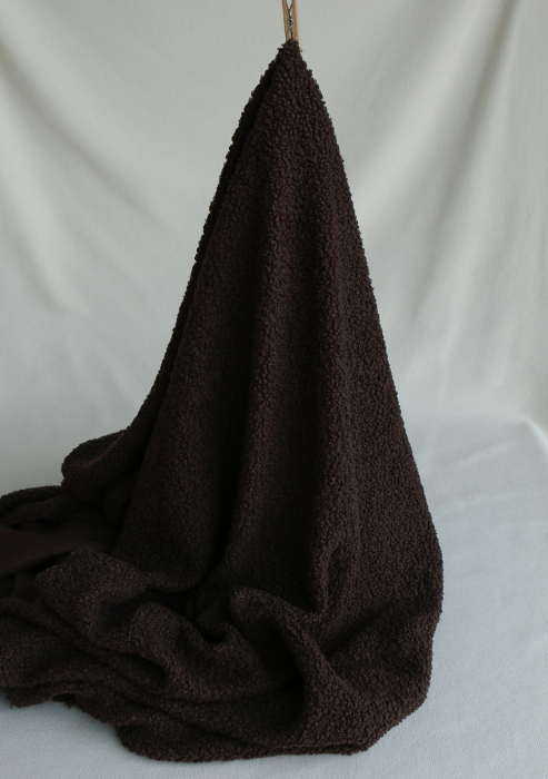 Dolly - Teddy / moumoute sherpa bouclettes chocolat