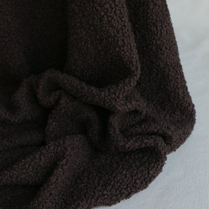 Dolly - Teddy / moumoute sherpa bouclettes chocolat