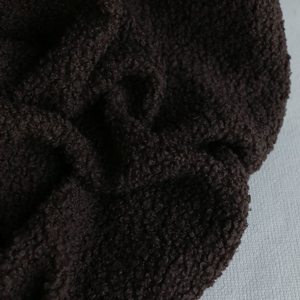 Dolly - Teddy / moumoute sherpa bouclettes chocolat