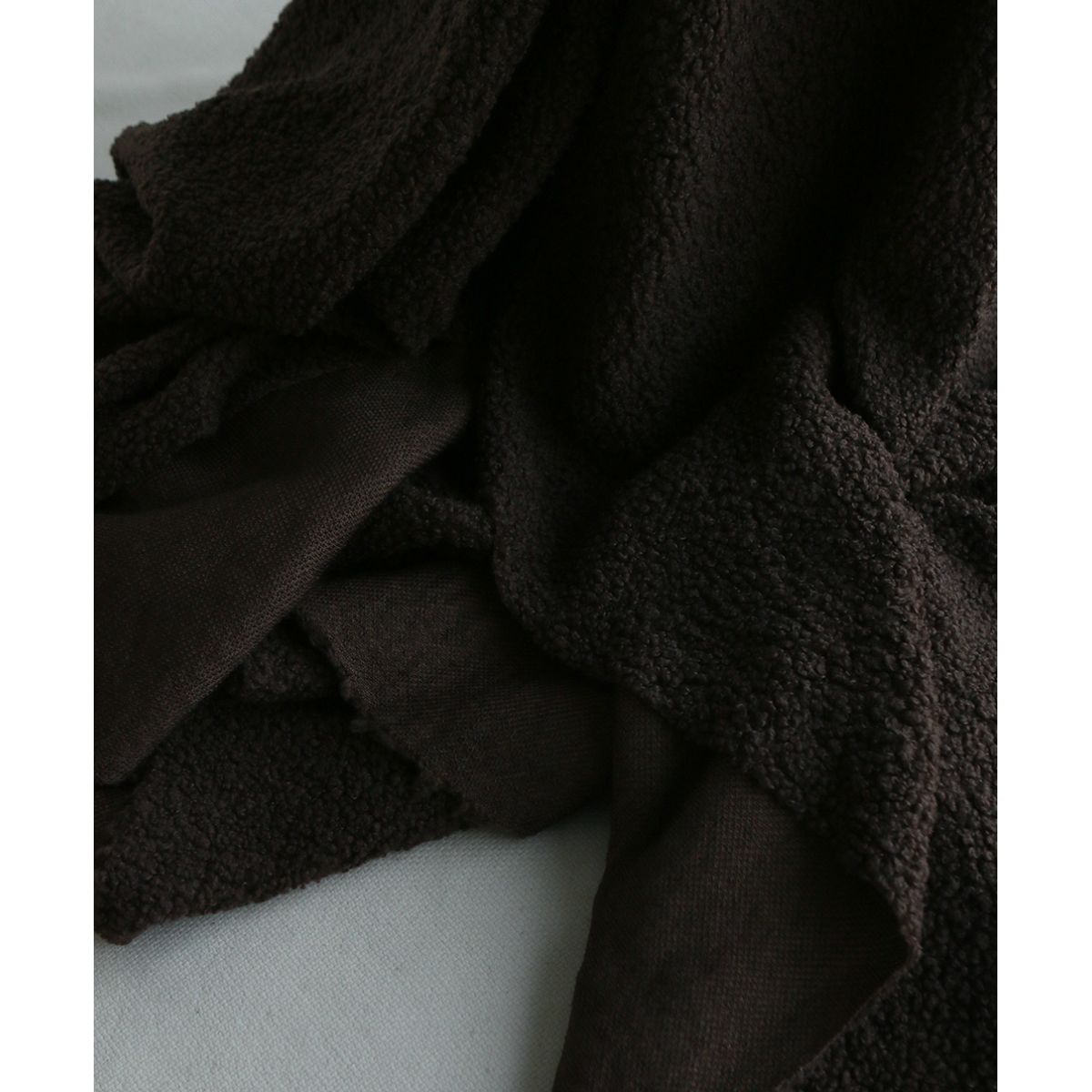 Dolly - Teddy / moumoute sherpa bouclettes chocolat Dolly - Teddy / moumoute sherpa bouclettes chocolat