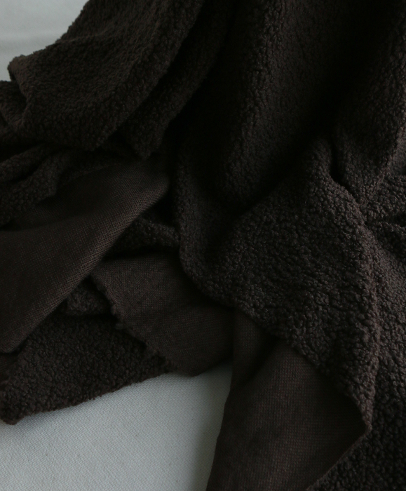 Dolly - Teddy / moumoute sherpa bouclettes chocolat