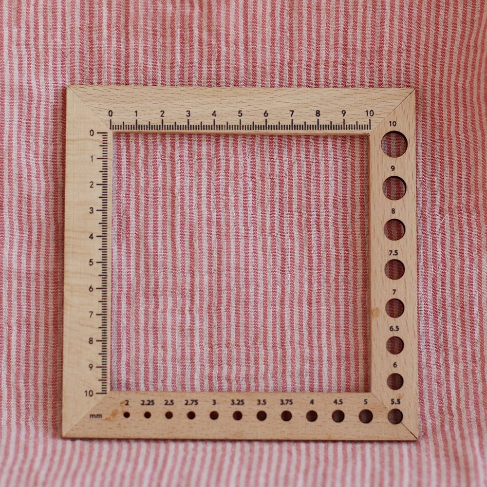 Double gaze de coton réversible rayures corail