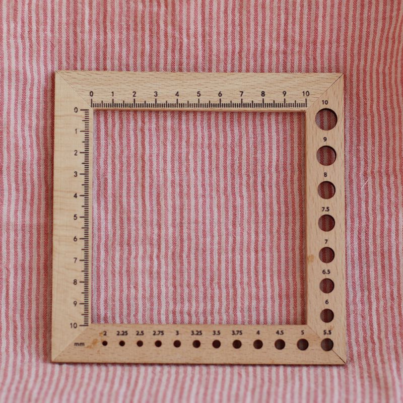 Double gaze de coton réversible rayures corail