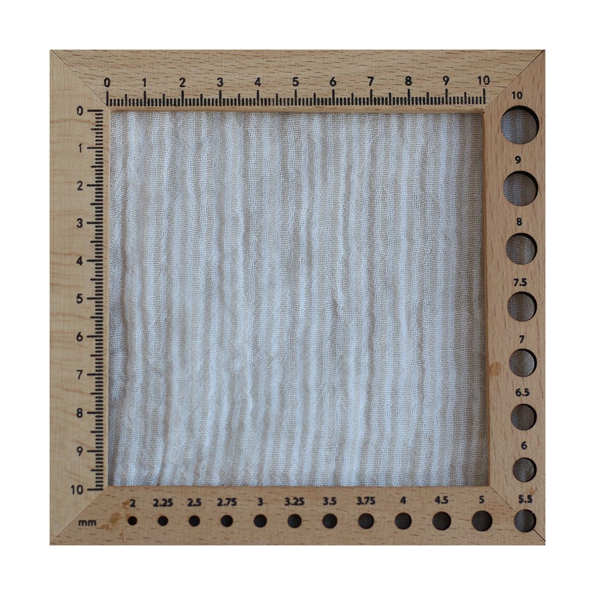 Double gaze de coton réversible rayures galet Double gaze de coton réversible rayures galet