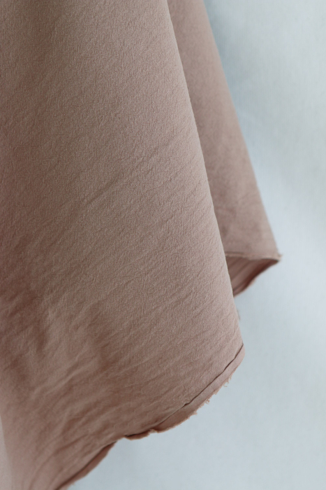 Coton lavé bio coloris camel