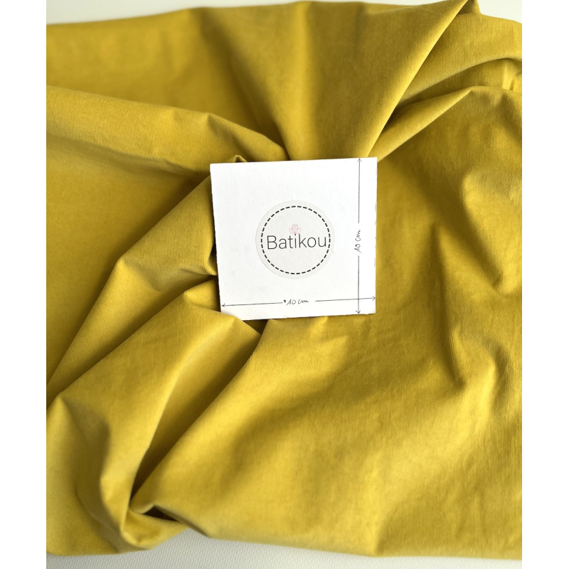 Velours milleraies stretch coton coloris safran Batikou - 3