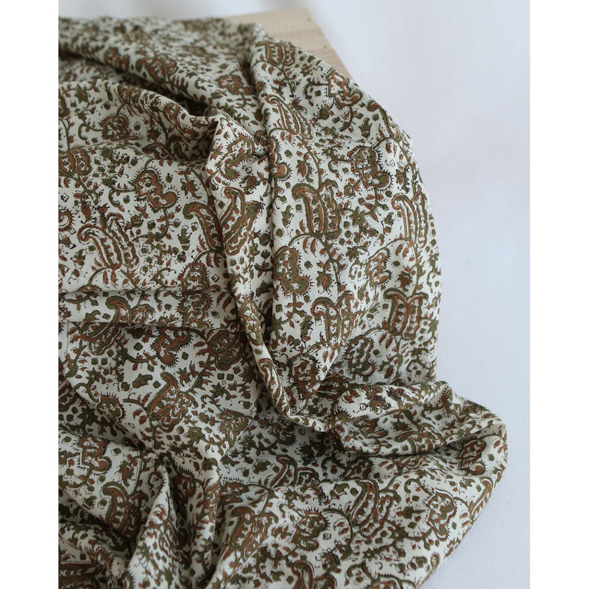 Neela - Tissu indien coton hand block traditionnel Neela - Tissu indien coton hand block traditionnel