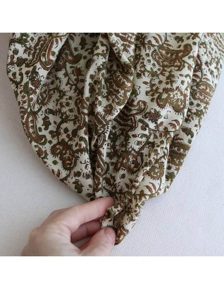 Neela - Tissu indien coton hand block traditionnel