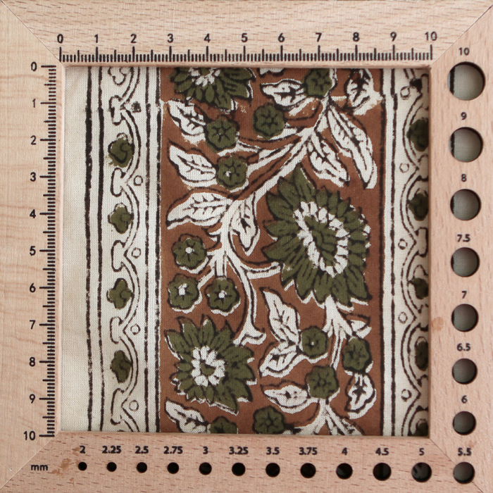 Neela B - Tissu indien coton hand block traditionnel