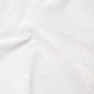 Broderie anglaise plumetis de coton coloris ivoire Broderie anglaise plumetis de coton coloris ivoire
