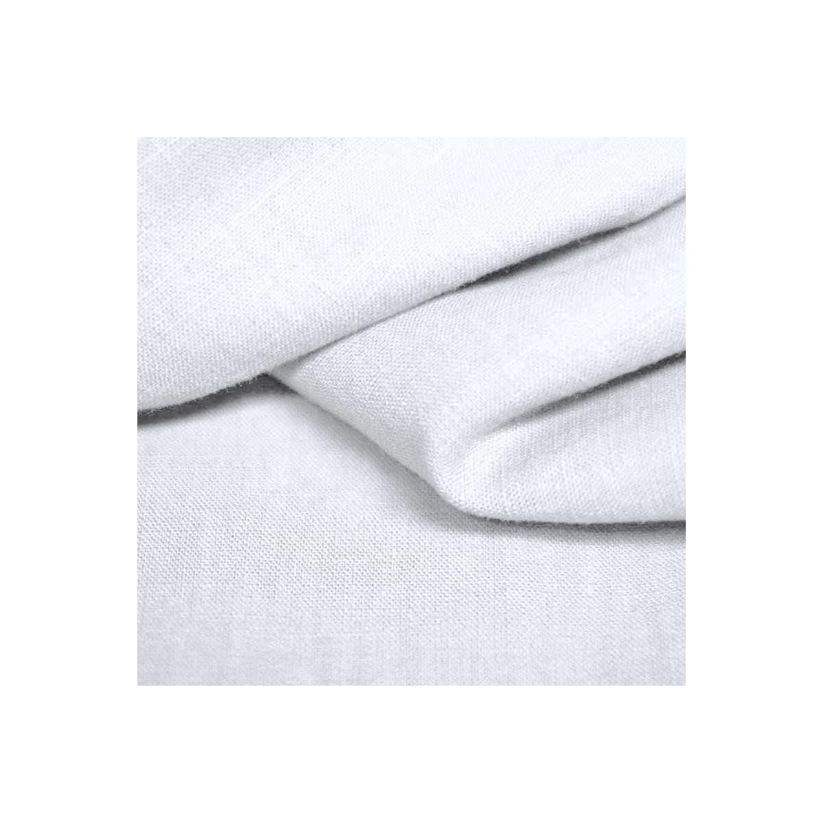 Lin lavé coloris blanc Lin lavé coloris blanc