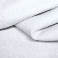 Lin lavé coloris blanc