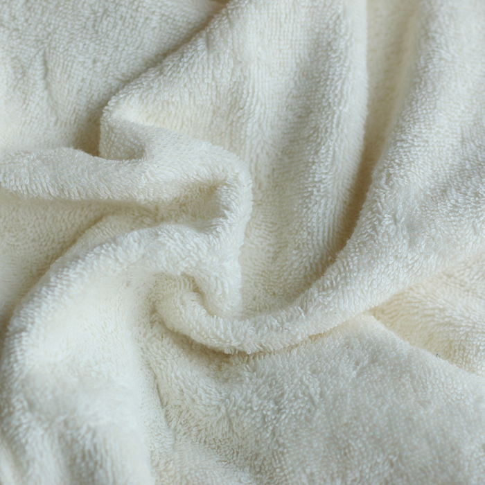 Tissu éponge épaisse100% coton non blanchi Bio organique