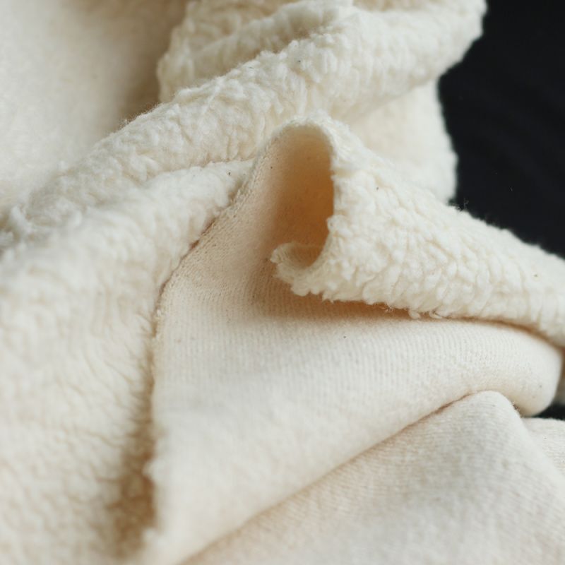 Billy - Fausse fourrure / Moumoute / Sherpa 100% coton BIO non blanchi écru