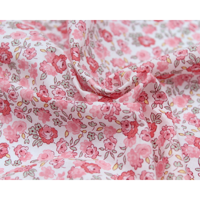 Batiste de coton SILKYNE à imprimé fleuri