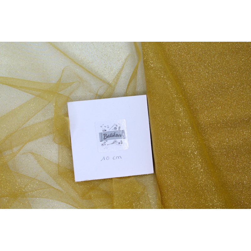 Tulle semi rigide paillettes rouge argent noir 