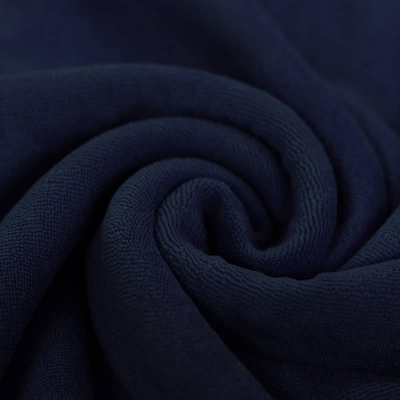 Jersey éponge coloris bleu marine