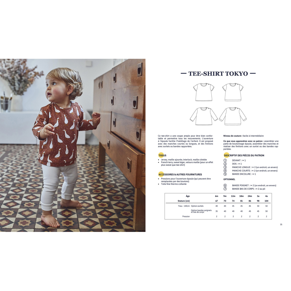 Livre Patrons de couture Ikatee à la maison