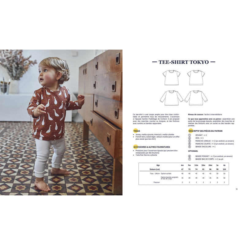 Livre Patrons de couture Ikatee à la maison