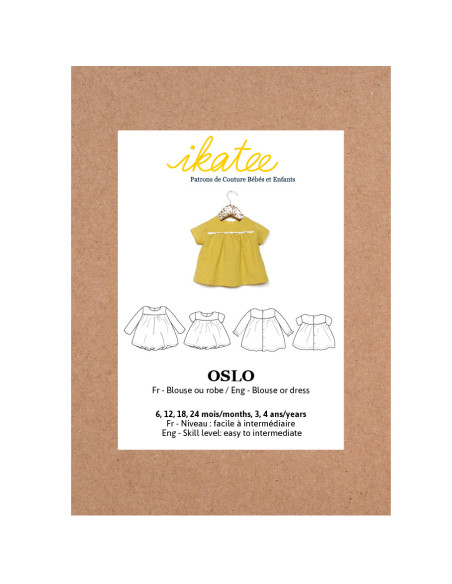 Pochette patron Ikatee oslo 6M-4A