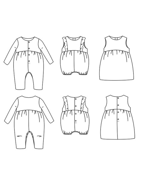 Pochette patron Ikatee MADRID 6M-4A